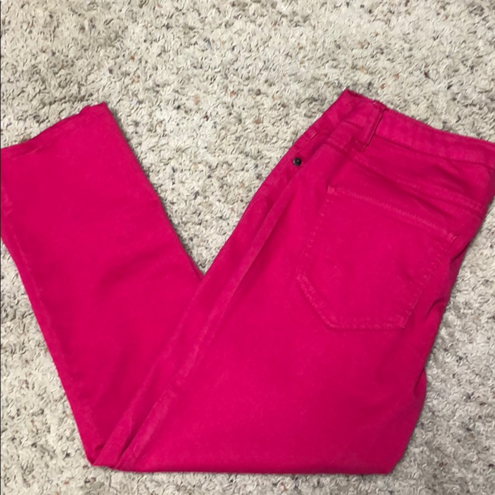 Pink skinny pants